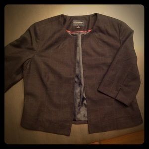 Navy pantsuit by Banana Republic